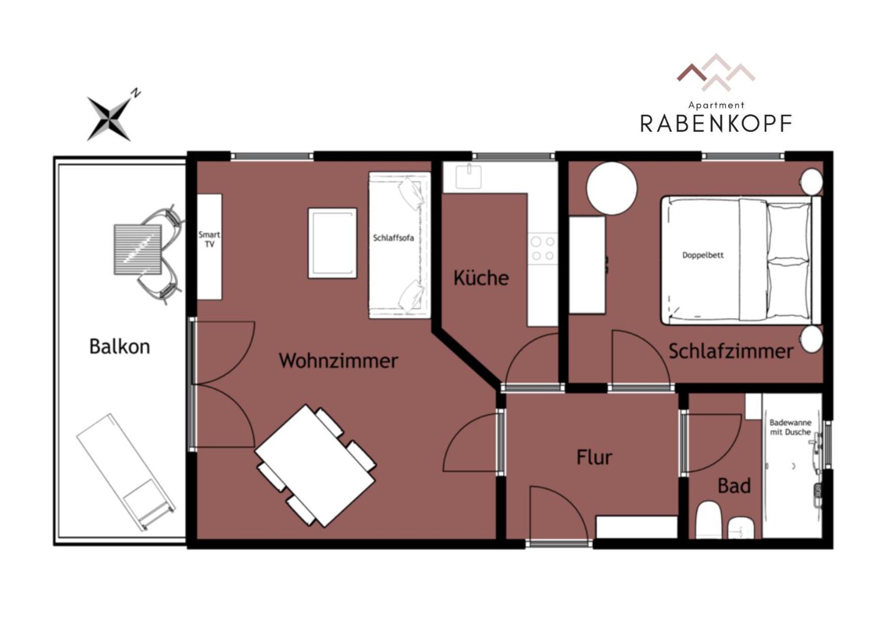 Das Bergquartier - Ferienwohnung Rabenkopf Oberau  Zewnętrze zdjęcie
